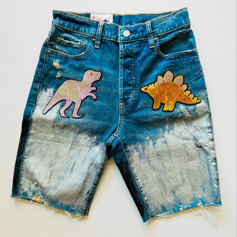 Denim Reworked Shorts from my brand Tropicália.